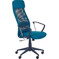 Beliani Krzesło biurowe regulowane niebieskie Pioneer Lumarko 391823 Bel