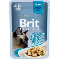 Brit Premium with Chicken Fillets - wet cat food 85G Art578264