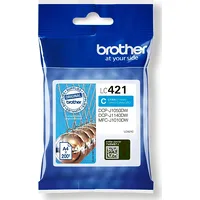 Brother Tusz Ink Cart. Lc-421C for Dcp-J1050Dw, -J1140Dw, Mfc-J1010Dw cyan Lc421C