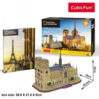 Cubicfun Puzzle 3D National Geo Notr Dame De Paris 306-Ds0986