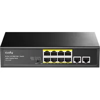 Cudy Fs1010P network switch Fast Ethernet 10/100 Power over Poe Black