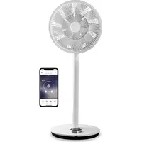 Duux Wentylator Smart Fan Whisper Flex Stand Fan, Timer, Number of speeds 26, 3-27 W, Oscillation, Diameter 34 cm, White Dxcf11