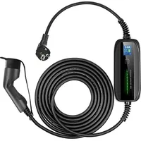 Extralink Ładowarka Bs-Pcd030 Portable Ev Charger, 1 Phase 16A, 3.6Kw, Type1/Type2 Plug, Schuko/Cee 5.5M, Lcd Screen Ex.31865