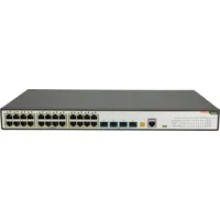 Fiberhome Switch S5800-28T-X-Pe-Ac łącza sieciowe Zarządzany L2/L3 Gigabit Ethernet 10/100/1000 Obsługa Poe 1U Czarny, Szary