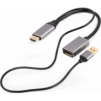 Gembird A-Hdmim-Dpf-02 video cable adapter 0.1 m Hdmi Type A Standard Displayport Black