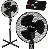 Greenblue Gb580 Floor fan 40W with 3 levels of airflow 1.25M high 1.5M cable remote control and timer up to 7.5H