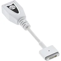 Inline Kabel zasilający Zasilacz do Notebooka Tip M18B 14.85V, Apple Magsafe2, Macbook Air, 90W / 120W, biały 26611Y-M18B