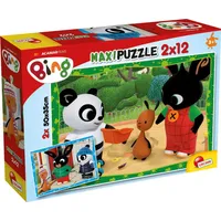 Lisciani Puzzle Maxi 2X12 elementów Bing Przyjaciele 304-81226