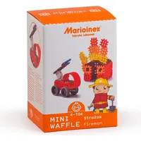 Marioinex Klocki Wafle mini - Strażak średni 150 902523 5903033902523