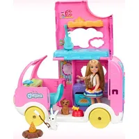 Mattel Lalka Barbie  Kamper Chelsea Zestaw 2W1 Hnh90