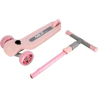Nils Extreme Fun Hlb09 Led childrens scooter pink 16-51-089