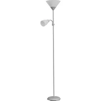 Orno Lampa stojąca podłogowa Urlar, 175 cm, max 25W E27, E14, szara Ls-2/G