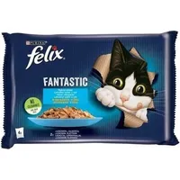 Purina Nestle Felix Fantastic Salmon in Jelly  Plaice 4X85 g Art620354