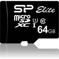 Silicon Power Ellite memory card 64 Gb Microsdxc Class 10 Uhs-I Sp064Gbstxbu1V10-Sp