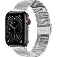 Strado Stalowa bransoleta pasek do Apple Watch 7 41Mm Srebrna uniwersalny Art617287