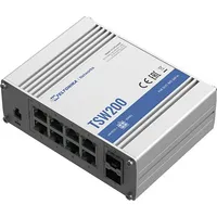 Teltonika Switch Ethernet Tsw200 10/100/1000 Mbps Rj-45, Unmanaged, Desktop, Lan Rj-45 ports 8 Tsw200000010