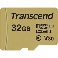 Transcend Karta 500S Microsdhc 32 Gb Class 10 Uhs-I/U3 V30 Ts32Gusd500S