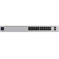 Ubiquiti Networks Unifi Pro 24-Port Poe Managed L2/L3 Gigabit Ethernet 10/100/1000 Power over 1U Silver Usw-Pro-24-Poe