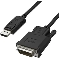 Unitek Y-5118Ba video cable adapter 1.8 m Displayport Dvi Black
