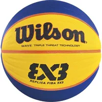 Wilson Piłka do koszykówki Fiba 3X3 Replica Wtb1033Xb niebiesko-żółta 08083
