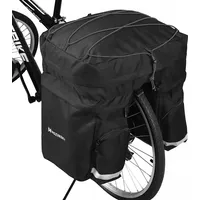 Wozinsky Pojemna torba rowerowa 60 L na bagażnik czarny Wbb13Bk Uniwersalny