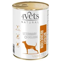 4Vets Natural Weight Reduction Dog - wet dog food 400 g 