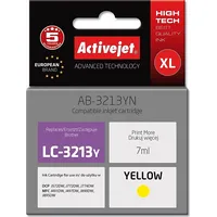 Activejet Ab-3213Yn printer ink for Brother, Brother Lc3213Y replacement Supreme 7 ml yellow