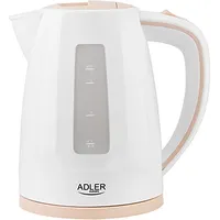 Adler Ad 1264 electric kettle 1.7 L Hazelnut,White 2200 W