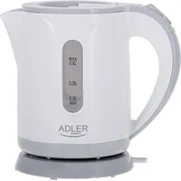 Adler Czajnik elektryczny 0,8L Ad 1371G biało-szary