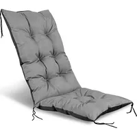 Aio Europe Poduszka ogrodowa na krzesło, szara 50X50X80 cm Art610409
