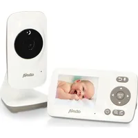 Alecto Niania Video-Babyphone mit 2.4 Farbdisplay, weiß/taupe A004335