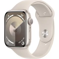 Apple Smartwatch Watch 9 45Mm Gps Starlight Alu Sport M/L Beżowy Mr973Qp/A 