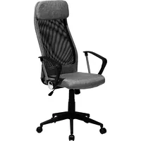 Beliani Krzesło biurowe Pioneer Szary 76815
