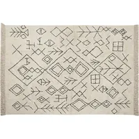 Beliani Lumarko Dywan bawełniany 160 x 230 cm beżowy Somek 352011 Bel