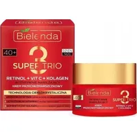 Bielenda Super Trio 40 Intensywnie Nawilżający Krem przeciwzmarszczkowy na dzień i noc 50Ml 139997
