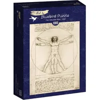 Bluebird Puzzle 1000 Człowiek Witruwiański, Leonardo da Vinci 402741