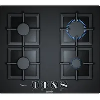 Bosch Serie 6 Ppp6A6B20 hob Black Built-In Gas 4 zones