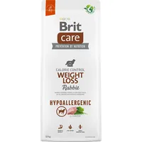 Brit Care Hypoallergenic Adult Weight Loss Rabbit - dry dog food 12 kg 100-172225