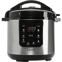 Camry Cr 6409 multi cooker 6 L 1000 W Black,Stainless steel