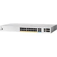 Cisco Switch Cbs350 Managed 4-Port 2.5Ge 20-Port Ge Poe 4X10G Sfp Cbs350-24Mgp-4X-Eu
