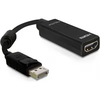 Delock 61849 video cable adapter 0.125 m Displayport Hdmi Type A Standard Black