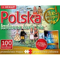 Demart Puzzle Polska-Kultura ludowaatlas 273439