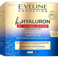 Eveline bioHYALURON 3Xretinol System 50 Liftingujący Krem-Filler aktywnie odmładzający 50Ml 0826068