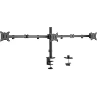 Gembird Ma-D3-01 Adjustable desk 3-Display mounting arm Rotate, tilt, swivel, 17-27, up to 7 kg