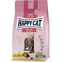 Happy Cat Junior Farm Poultry, sucha karma, dla kociąt w wieku 4-12 mies, drób, 1,3 kg, worek Hc-9969