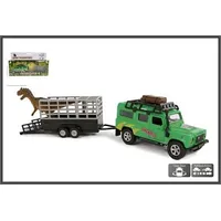 Hipo Auto Land Rover przyczepa z dinozaurem 520178