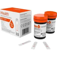 Ihealth iHealth Codeless Blood Glucose Test Strips - Paski do glukometru 0,7 l bez enzymu Gdh 2 x 25 szt. uniwersalny 34111-Uniw