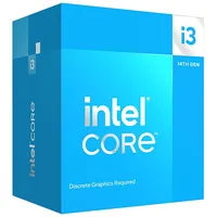 Intel Cpu Desktop Core i3 i3-14100F Raptor Lake 3500 Mhz Cores 4 12Mb Socket Lga1700 58 Watts Box Bx8071514100Fsrmx2