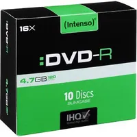 Intenso Dvd-R 4.7 Gb 16X 10 sztuk 4101652