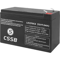 Ltc Akumulator żelowy 12V, 7.0Ah Lx1270Cs